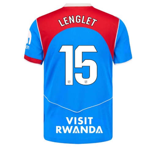 Stroje piłkarskie Atletico Madrid Clement Lenglet #15 Koszulka Trzeciej 2025-26 Krótki Rękaw